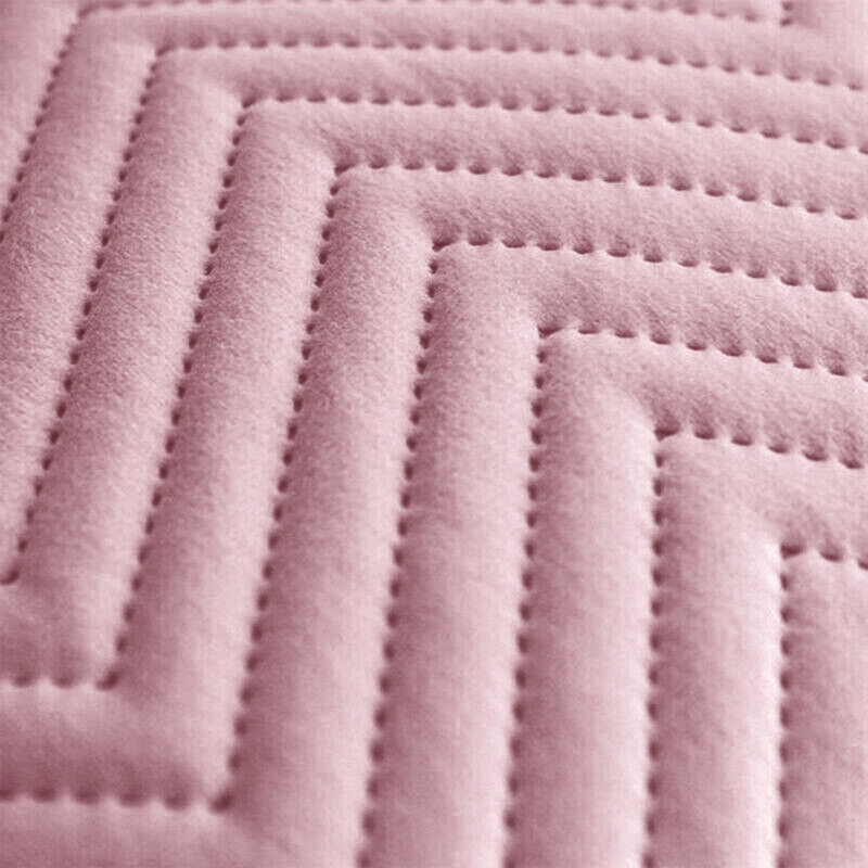 Embossed Velvet Cushion Cover (Pack of 2), Pink