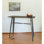 Loft Solid Wood Top Metal Base Dining Table
