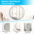 Adarius Accent Wall Mount Mirror with Aluminum Frame - Round Wall Mirror-666078763-666078765