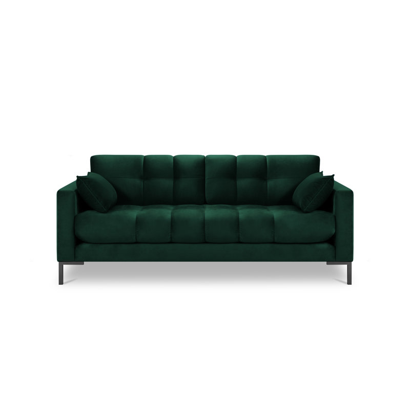 Adoraim 3 Seater Sofa, Green, Black