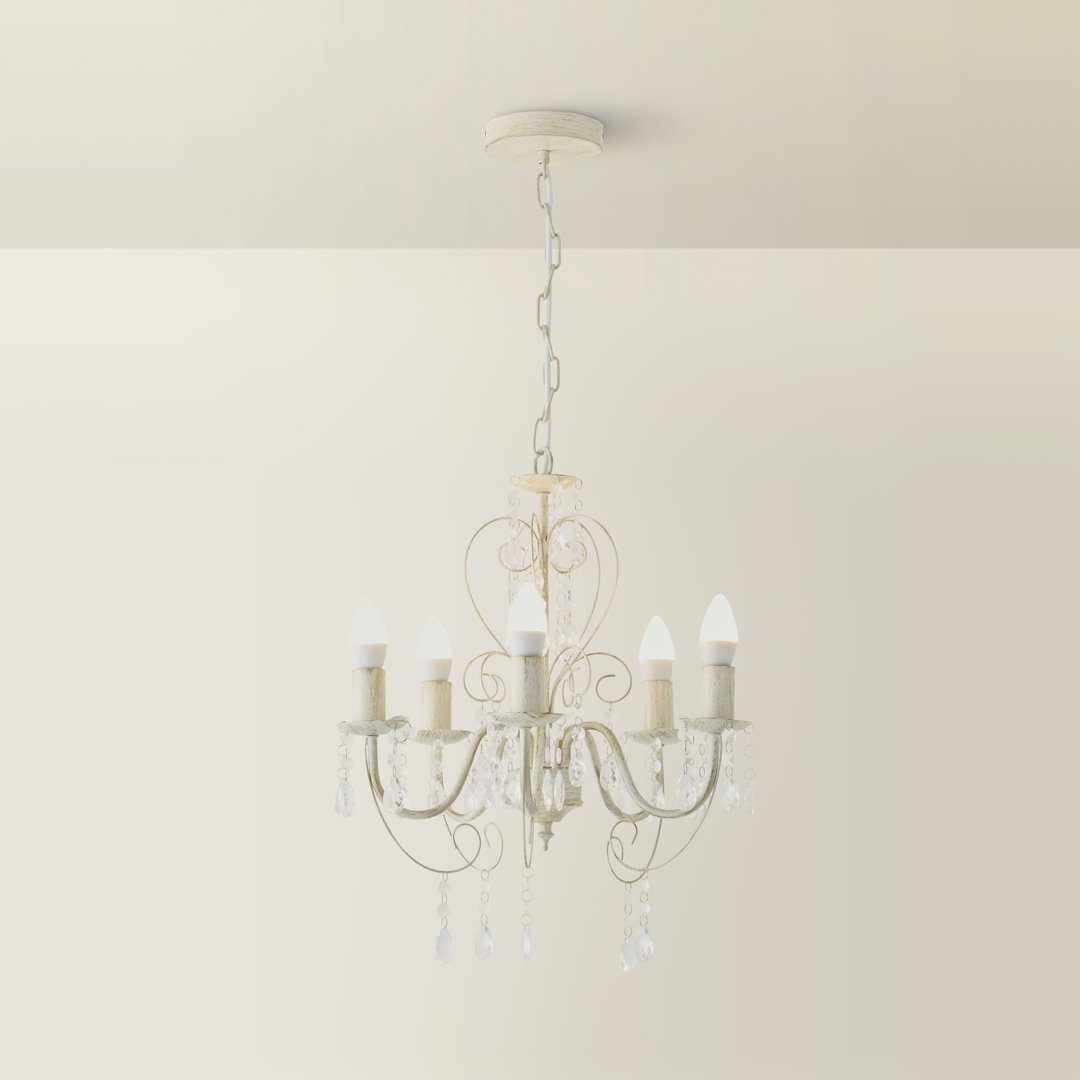 Mayflower 5 - Light Candle Style Chandelier
