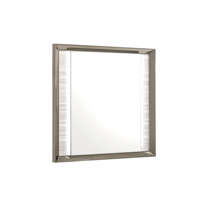 Étoile blanche avec miroir
