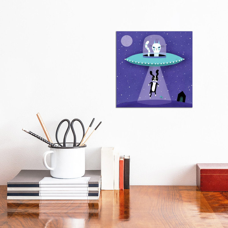 Doggone 1 Piece Wrapped Canvas Painting, 30.48 cm H x 30.48 cm W