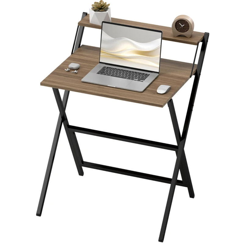 Bureau d'ordinateur pliant (sans la chaise), H 34,1 po x l 27,6 po x P 24,4 po