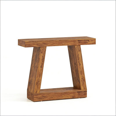 Rustic Sofa Table,Dual-Tier Entryway Table,Console Table,Side Table((Only Includes Console Table))