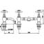 Esser Chrome Traditional Bridge Basin Mixer
