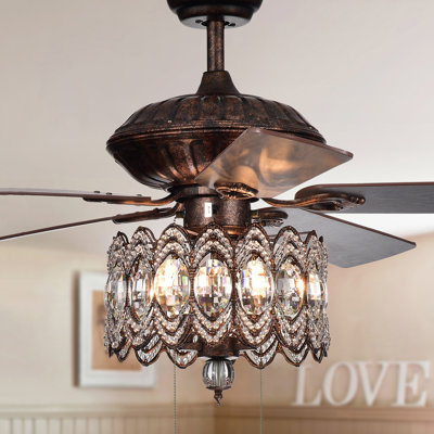 Geraghty 52'' Ceiling Fan with Light Kit