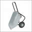 Chariot à deux roues, chariot de jardin, roues pneumatiques de 10 pouces (gris)-129508310