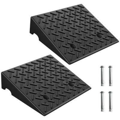 Rubber Curb Ramps（Set of 2）