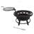 Round Steel Wood Burning Smokeless Fire Pit