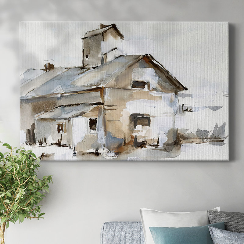 Toile tendue Dilapidated Barn II-Gallery, H 12 po x l 18 po
