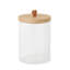Crackle Glass Canister w/Lid-1322373845