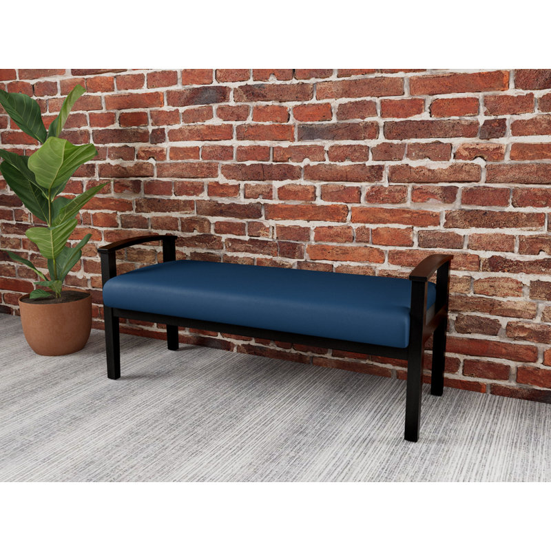 Banc en bois massif Amherst, Noir, Patriot Plus Blue Ridge