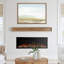 Modern Ember Autumn Floating Maple Wood Fireplace Mantel Shelf - With Angled Corner Accents-1186530532-1186530529