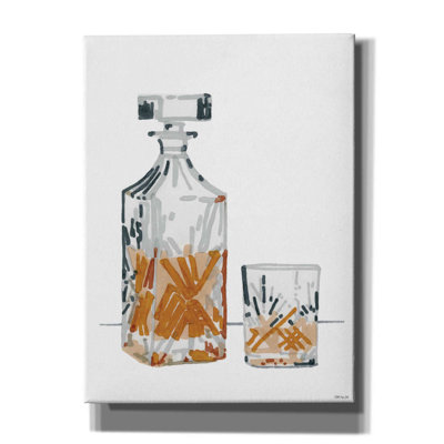 Vintage Decanter 2 par Stellar Design Studio - peinture sur toile tendue