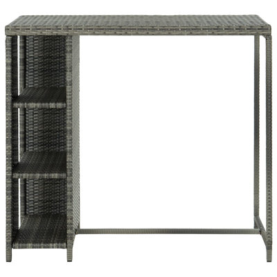 Gardette Rattan Bar Table