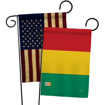 Double Sided 18.5'' H x 13'' W Polyester Garden Flag