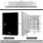Nahin 16 x 26 Inches Beaded Retro Medicine Cabinet, Surface or Recessed Mount Bathroom Cabinet with Shelves-32352468-30077872
