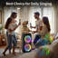 Karaoke Machine for Adults, Big Party Speaker with  Peak Power, Wireless PA System with Dual 8" Subwoofers, Disco Lights & 2 Microphones for Home Party Outdoor, Support USB/AUX/REC/TWS