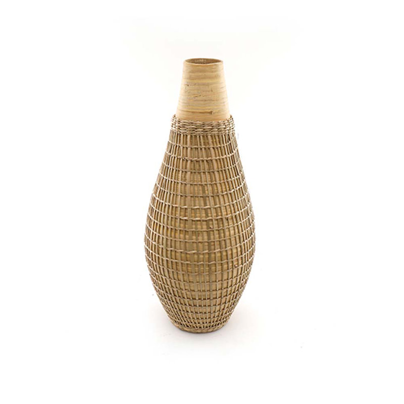 Sirretta Solid Wood Floor Vase