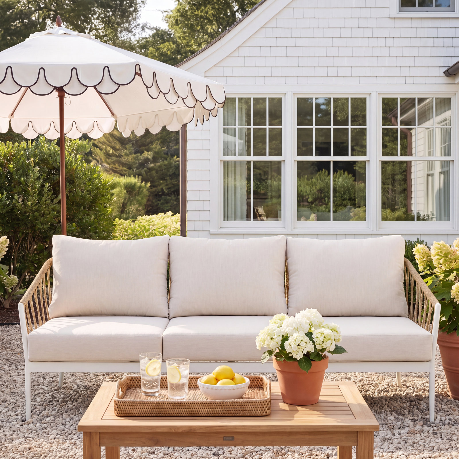 Silvie 80" Patio Sofa