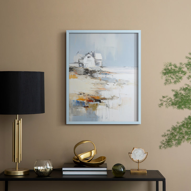«NAUTICAL Series», reproduction encadrée en bois massif, Bleu, H 30 po x l 24 po