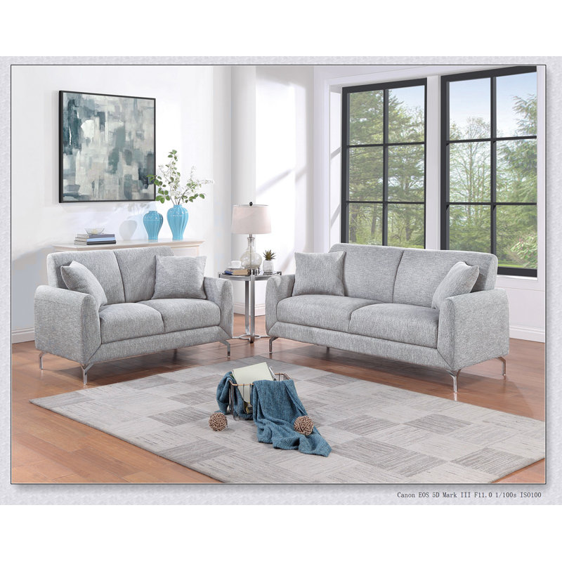 Causeuse Elegant, Gris clair