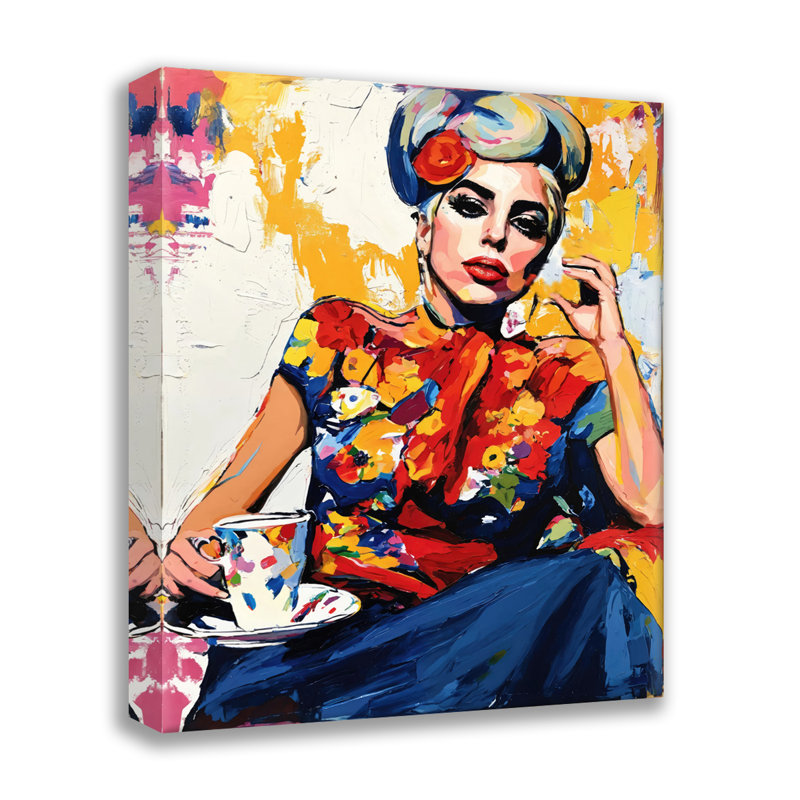 Gaga, estampe numérique sur toile tendue avec châssis, H 24 po x l 20 po