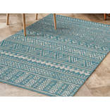 George Oliver Camdenton Teal Blue Indoor/Outdoor Rug & Reviews | Wayfair