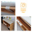 Banc rembourré Burlywood