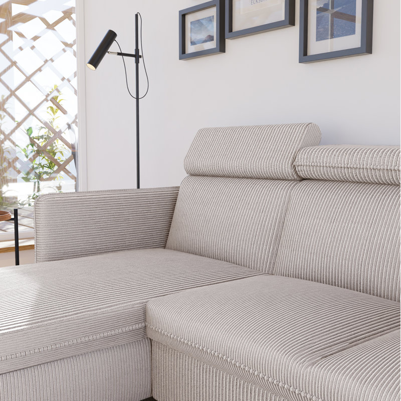 3 Seater Sofa Bed, Cream