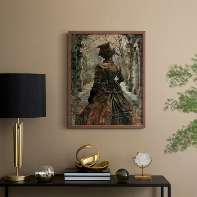 WOMEN Series CMXLI Framed Print - Solid Wood