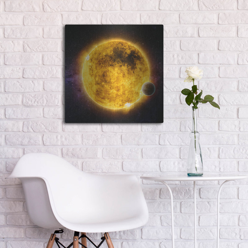 «Older Sun-Like Star», art mural en métal, H 24 po x l 24 po