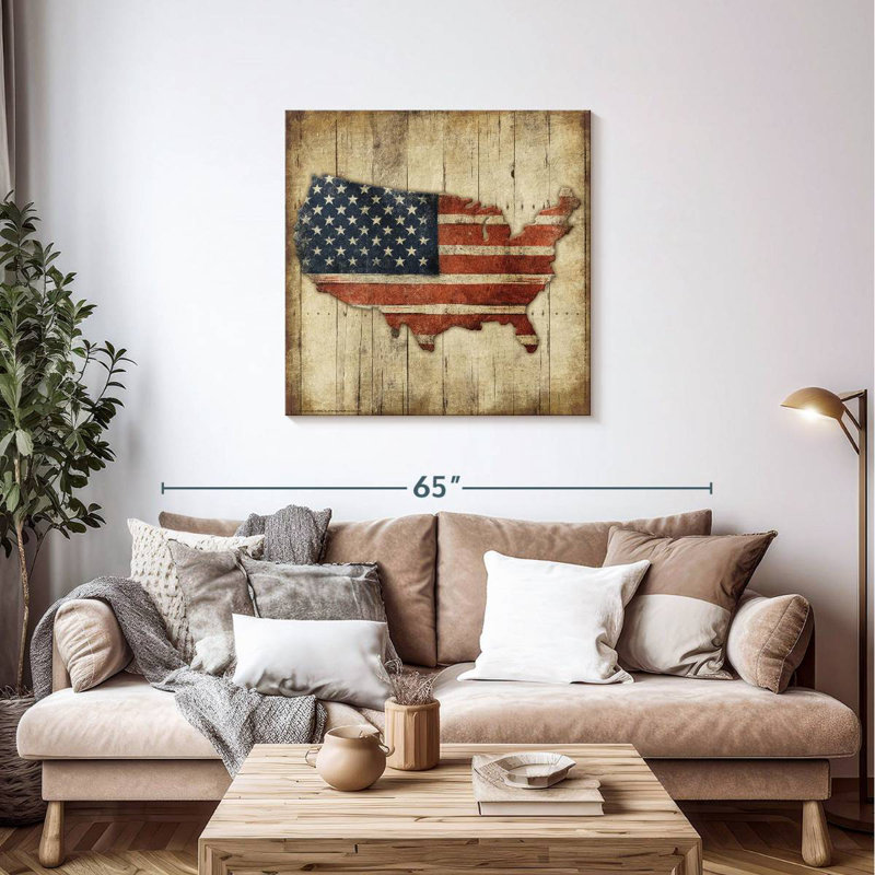 Aliaz Wooden US Map