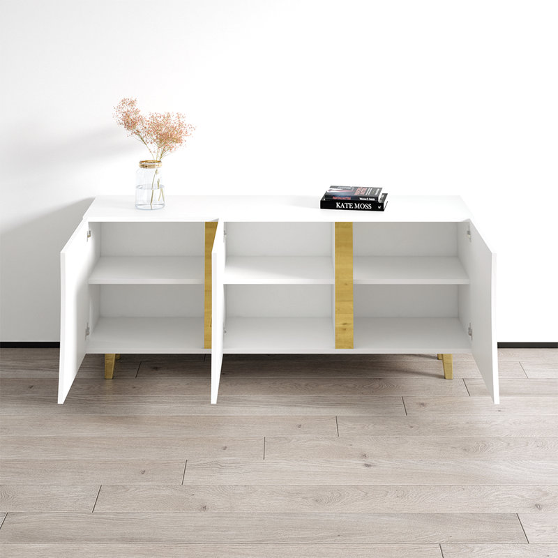 Buffet de 59,1 po Auberon, Blanc