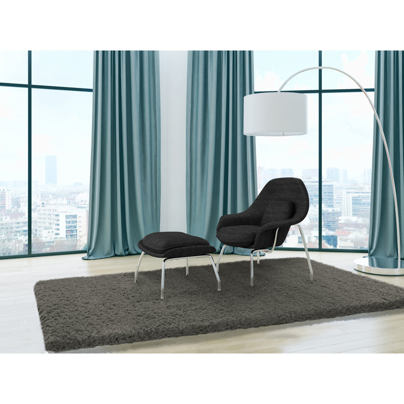 Aisha Solid Colour Area Rug, Rectangle 160 x 230cm