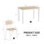 Ensemble de table de salle à manger 5 pièces avec 4 chaises-790212367-790212361-790212363