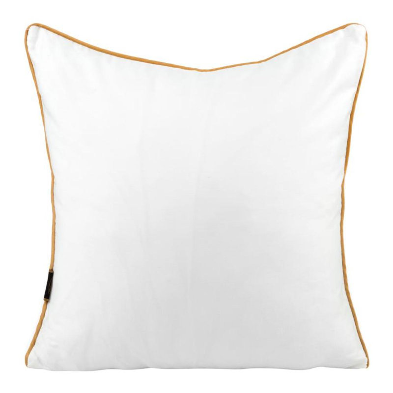 Microfiber Square Pillow Case, White