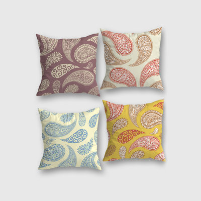 Paisley Reversible Pillow Cover