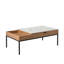 Table basse rectangulaire à plateau relevable Taber