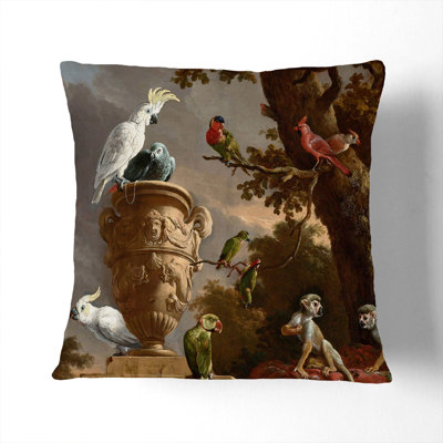 Menagerie Square Throw Cushion