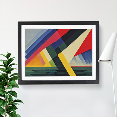Illuminated Modern Abstract - Single Picture Frame Print