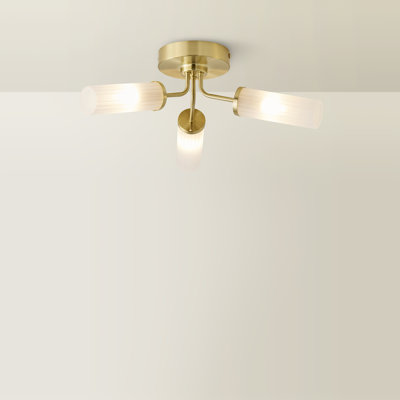 Adbeel Glass Flush Mount