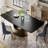 Faux Leather High Back Dining Chairs-1923625894