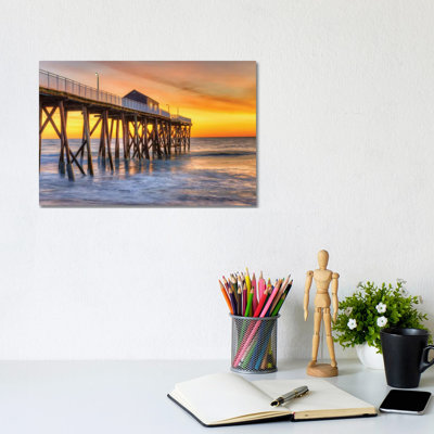 Belmar Orange by David Gardiner - Wrapped Canvas Gallery-Wrapped Canvas Giclée