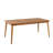 Davion Outdoor Farmhouse Acacia Wood Dining Table With Slatted Top-188725457