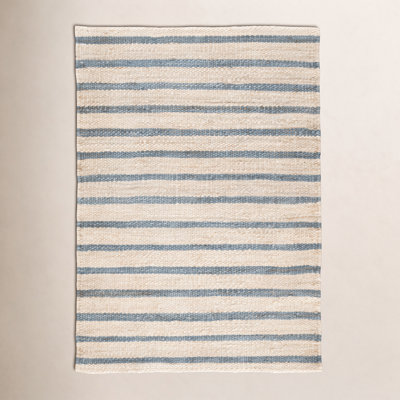 Moana Hand-Woven Striped Jute Rug