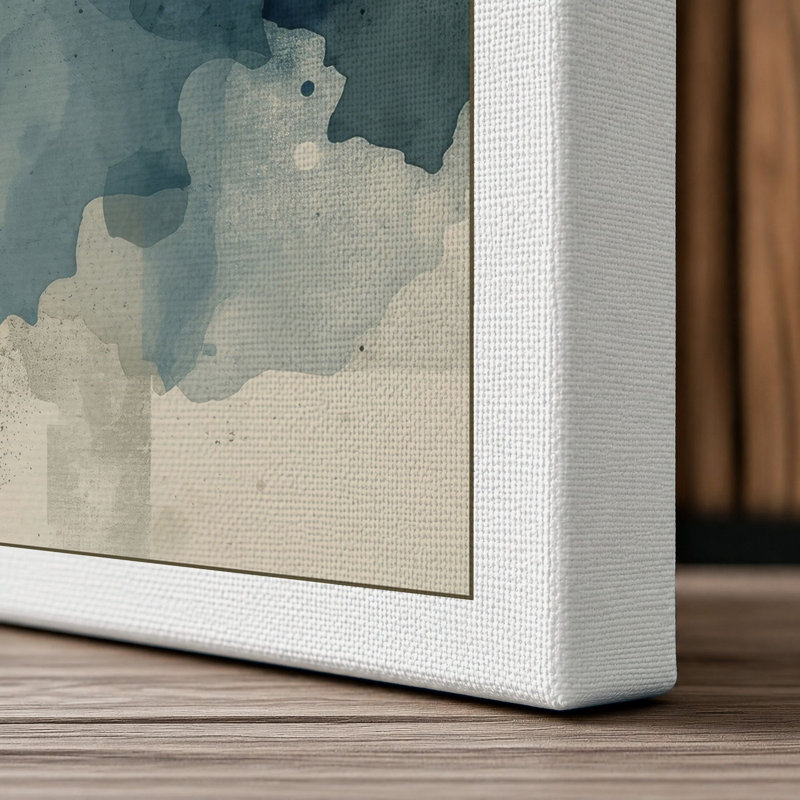 Fluid Abstraction Abstract - Wrapped Canvas, 18x12 - 45.7 x 30.5 cm, White Border