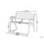 Hurhula Aluminum Garden Bench