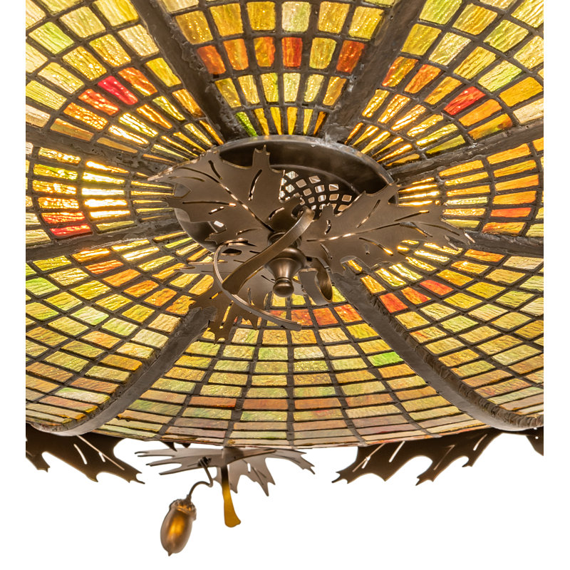Rustic Lodge 8 - Light Semi Flush Mount